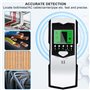 Détecteur de ligne : scanner mural 5 en 1 multifonction Stud Finder avec écran LCD et alarme Détecteur de métaux Détecteur de mé