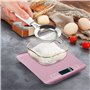 Balance de cuisine numérique rechargeable par USB - 10 kg/1 g - Balance de cuisine avec écran LED et fonction tare - Balance de 