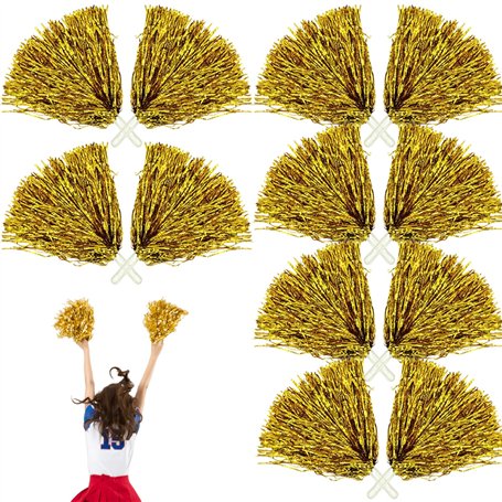 GBKDQQ Lot de 12 pompons de pom-pom girl - Pour événements sportifs