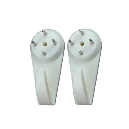 VOSAREA Crochets pour Tableaux à Pointe Courte Spécial Béton pour Suspendus Peintures Photos Horloge Vêtements 10 Pièces 4 x 1