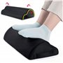 Repose-pieds Sous le Bureau Mousse à Haute Densité Antidérapant Ergonomique Coussin de Repose-pieds