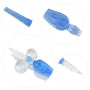 Lot de 19 stylos à plume en verre doré - Pour calligraphie - Avec stylos en verre - Encre colorée - Pour signature manuscrite -