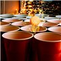 Beer Pong Kit Pack Complet Beer Pong Jeu de Boisson Amusant pour Adultes pour Festivals de Fête Tournois BBQ