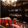 Cieex Jeux à Boire, Beer Pong Kit Pack Complet Beer Pong Jeu de Boisson Amusant pour Adultes pour Festivals de Fête Tournois BBQ