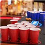 Cieex Jeux à Boire, Beer Pong Kit Pack Complet Beer Pong Jeu de Boisson Amusant pour Adultes pour Festivals de Fête Tournois BBQ