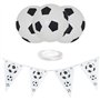 40 ballons de football imprimés
