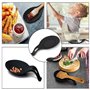 Repose Cuillère en Silicone, Repose Cuillère Cuisine, Repose Cuillère en Silicone Multifonction, Repose Cuillère à Chaleur de Cu