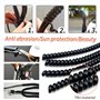 XPOOP 2 x 90 cm Spiral Wire Protection de Câble en Spirale pour Trottinette Brake Spiral Tube Cable Protector Cover Sac de Trans