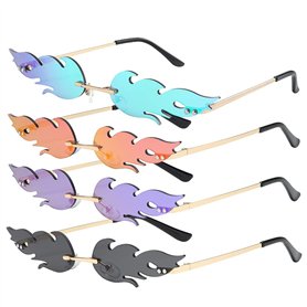 Udbrud Lunette de Soleil en Forme de Flamme