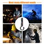 12 Pièces Casques de Sécurité Clips, Torches Frontales Clips, Clip de Phare de Casque, pour Casque pour Lampe Frontale en Platiq