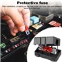 Udbrud ANS Porte Fusible de Voiture, 6 Pièces Porte-fusibles Midi Fusibles Mega 40A 50A 60A Boîte à Fusibles pour Voitures, Cami