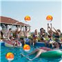 Udbrud Ballons de Plage, 6 pièces Ballon de Plage Gonflable de 22 cm Gonflables d'arc-en-Ciel De Balles pour Enfants Adultes Bou