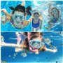mizikuu Masque de Plongée Enfant, 4-12 Ans Lunettes de Natation Masque Snorkeling avec Vue Panoramique à 180 ° Lunettes de Plong