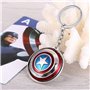 xlwen Marvel Porte-clés,3 pièces,The Avengers Pendentif Porte-clés,Anneau de Clé Pendentif Porte-clés,Porte-clé Souvenir,3 style