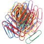 Lot de 60 trombones surdimensionnés avec revêtement en vinyle de 7,6 cm de couleur assortie, pour fichiers, papier, fournitures