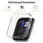 HOMTERN Lot de 3 coques compatibles avec Amazfit Bip 5 Unity, coque complète en TPU souple, résistante aux chocs et aux rayures,