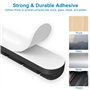 WUGAUWOR 9 Clips Câble Adhesif en Silicone de Différentes Tailles, Attache Cable Adhesif pour le Bureau Voiture et la Maison, Ca