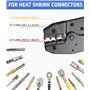 Pince a sertir, pour Cosse Electrique isolées 0.50-6.00mm²,Pince à sertir avec fonction cliquet,Pince à sertir cosses,Crimpatric