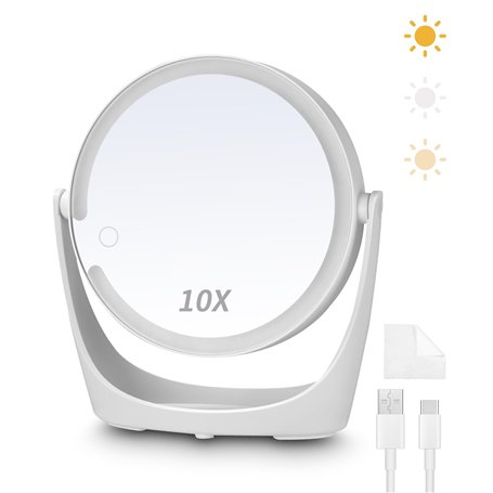 Exyvox Miroir Grossissant Lumineux