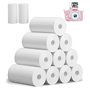 Lot de 12 Rouleaux de Papier Thermique Papier Appareil Photo Enfant 57 x 30MM Rouleau thermique