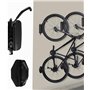 Support Vélo Mural Pivotant Zaxiva pour VTT & Vélo de Route, Porte Vélo Mural Gain de Place pour Garage & Maison, Support Mural