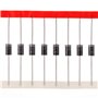 BOJACK SR5100 Diodes de redresseur à barrière Schottky 5A 100V DO-27 Diodes axiales de 5 ampères 100 volts (paquet de 20 pièces)