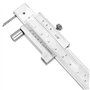 Hyuduo Pied À Coulisse de Marquage de 0-200 Mm Avec Règle de Jauge de Marquage Parallèle, Rangée de Carbure