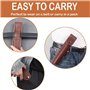 PEALOV Tarière Bushcraft,forets Hélicoïdaux Manuels Avec étui En Cuir,outil De Réglage De Survie Multifonction,clé à Molette De