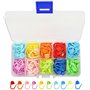 Marqueur de Verrouillage,150 Pièces Marqueurs de Mailles,Marqueurs Verrouillages Epingles pour Tricot Crochet Maille en Plastiqu