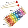 Kids Xylophone Jouet Musical Bois en Xylophone Glockenspiel Instruments Enfants Instruments de Musique Éducatifs pour Les Enfant