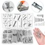 Baxcdyswe 200 Pièces Ressort de Compression, 20 Tailles Adaptées Différents Ressort Traction Dans une Boîte Rangement Pratique,