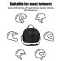 DONGKER Sac de Casque,Porte-Casque de Moto Étanche avec Sangle Réglable pour Le Cyclisme en Plein Air