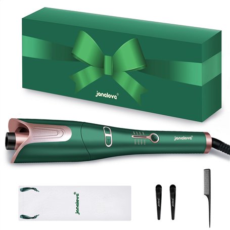 janelove Boucleur Automatique - 25mm Fer a Boucler Cheveux avec 4 Températures Réglable