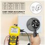 BTMETER BT-846A Pro Anémomètre HVAC Anemometre VMC Professionnel Mesure de la vitesse du vent, du débit d'air, de la température