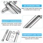 cersaty® 10 Pièces M8*60mm vis d'expansion 304 inoxydable Cheville à béton Lourd Devoir DIY Matériel Outils pour la Construction