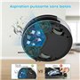 Robot Aspirateur Mince Silencieux Connecté avec WiFi/Bluetooth/Alexa/App