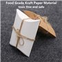 Hayaww 30 Pcs Sacs D'Oreiller En Papier Kraft Coffret Cadeau Sacs En Papier Kraft BoîTe-Cadeau Bricolage BoîTe à Oreillers Pour