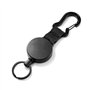 powerruif Porte-Clés Rétractable Avec Mousqueton Porte Clef Extensible Téléscopique En Câble Métallique Badge Enrouleur Rétactab
