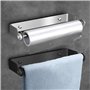Support pour Porte Papier Cuisine Essuie Tout en Acier Inoxydable Derouleur Essuie Tout Distributeur Sopalin Dérouleur Essuie To