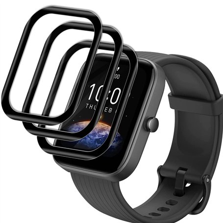 Vuciya [Lot de 3] pour Amazfit Bip 3 /Amazfit Bip 3 Pro Verre Trempé Protecteur d'écran