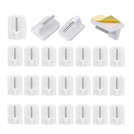 zoerbufan 24 Pack Crochets Autocollants