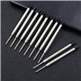 10 Pièces Recharges de Stylo Bille Multifonction, Recharge Standard Internationale, Mines de rechange pour stylos à bille en mét