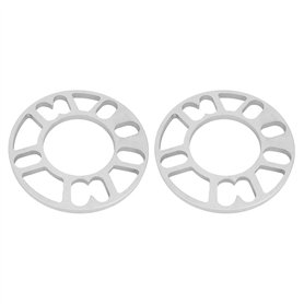 Entretoise 5x120 10mm-Duokon 2 pièces 10mm entretoises de Roue en Alliage d'aluminium Cales universelles pour Roue à 4/5 boulons