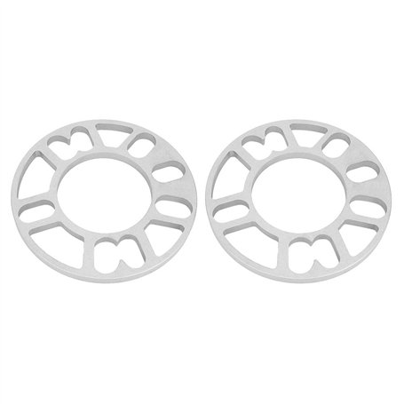 Entretoise 5x120 10mm-Duokon 2 pièces 10mm entretoises de Roue en Alliage d'aluminium Cales universelles pour Roue à 4/5 boulons