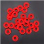 Jeffergarden 25 Pcs Joints en Silicone Joint Bouteille Limonade Rouge Silicone Joints Grolsch pour Swing Flip Top Bouteille Accu