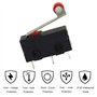 Youmile 20Pack Micro-levier à levier à galet CA 3 broches 5A 125 250V SPDT 1NO 1NC Bornes momentanées pour carte de circuit impr