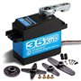 ZHITING 35KG Servomoteur Numérique sans Noyau Engrenage en Acier Inoxydable 7.4V DS3235 étanche à Couple élevé avec Bras Servo 2