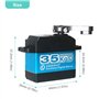 ZHITING 35KG Servomoteur Numérique sans Noyau Engrenage en Acier Inoxydable 7.4V DS3235 étanche à Couple élevé avec Bras Servo 2