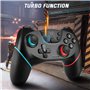 Manette Switch pour N- Switch/Switch Lite/Switch OLED/iOS/Android/PS3/Windows