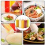 Condiments Squeeze Bouteilles, 6 pcs 8 oz Bouteille à Sauce avec Capuchon, Flacons Transparents pour Sauce - Sans BPA, pour la M